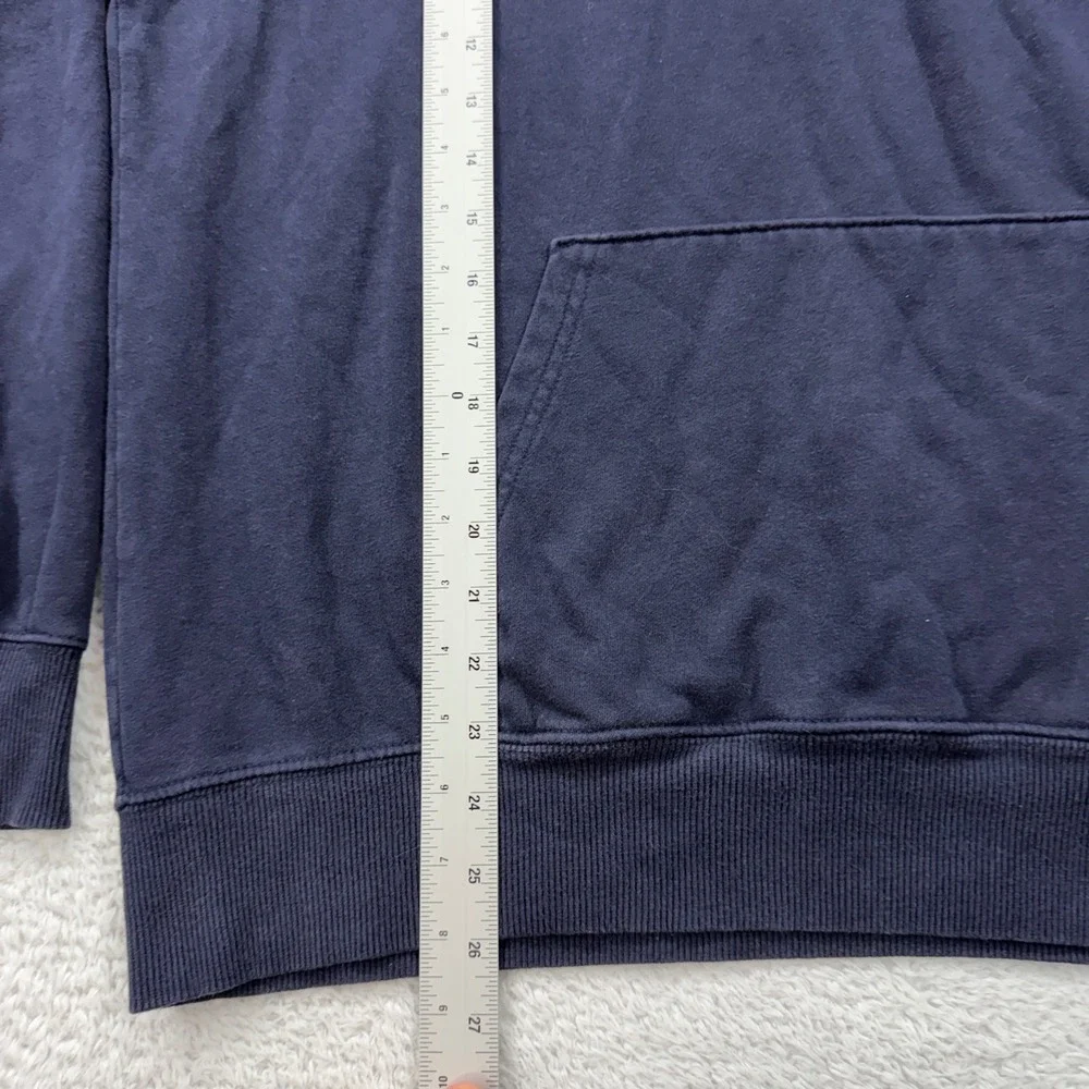 The North Face Mens Navy Blue Grizzly Bear Graphic Pullover Hoodie Large